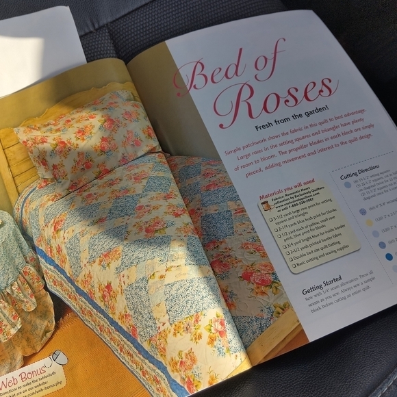 Quilt Magazine December January 2008 Quilting Square Dance Quilt Pattern - Picture 5 of 5